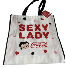 Load image into Gallery viewer, Betty Boop And Coca-Cola &quot;Sexy Lady&quot; Large Reusable Tote #60173
