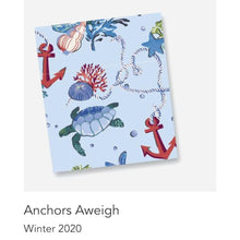 Load image into Gallery viewer, Vera Bradley Lighten Up Zip ID Case Anchors Aweigh