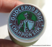 Load image into Gallery viewer, Vintage Utica/Gudebrod Rod Wrapping Sewing P-T SILK THREAD Spool