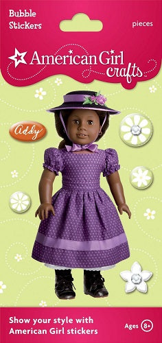 American Girl Crafts Bubble Stickers Addy Walker