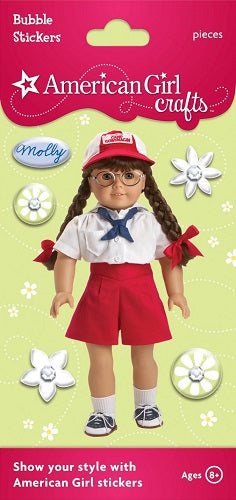 American Girl Crafts Bubble Stickers Molly McIntire