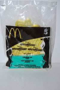 McDonald's 2002 Disney Inspector Gadget 2 G2 Light Toy #5 Yellow