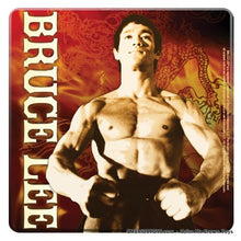 Load image into Gallery viewer, Vandor Bruce Lee Wood Coaster 4 unique images #93085