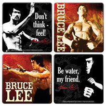 Load image into Gallery viewer, Vandor Bruce Lee Wood Coaster 4 unique images #93085