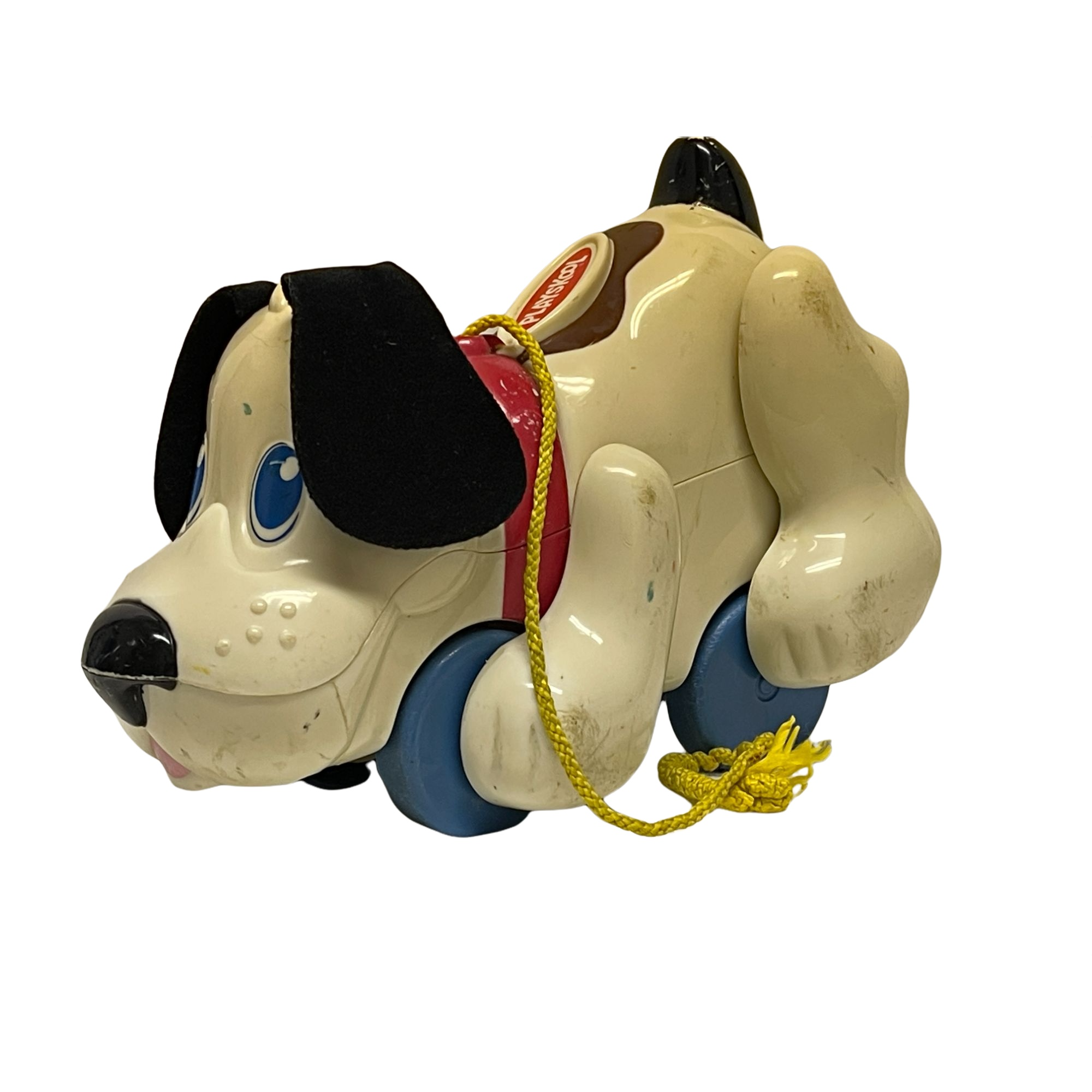 Vintage 1999 Hasbro Playskool Digger the Dog Pull Along Toy he