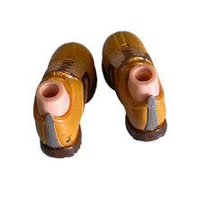 Load image into Gallery viewer, Bratz Boyz Doll Feet mustard color lace shoe sneakers (Pre-Owned)