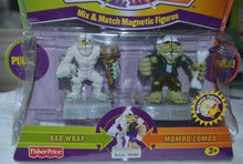 Load image into Gallery viewer, Fisher Price 2005 Fusion Crew Magnetic Figures Bad Wrap and Mombo Zombo
