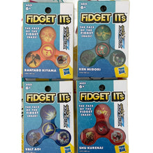 Load image into Gallery viewer, Hasbro Fidget Its Spinner BeyBlade Burst Set of 4
