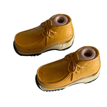 Load image into Gallery viewer, MGA Bratz Boyz Doll Feet Mustard lace tie shoe boots (Pre-Owned)