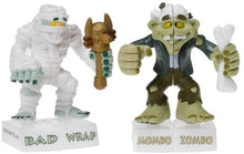 Load image into Gallery viewer, Fisher Price 2005 Fusion Crew Magnetic Figures Bad Wrap and Mombo Zombo