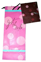Load image into Gallery viewer, Hallmark Pink & Brown Polka Dots Just the Girls Gift Bag