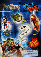Load image into Gallery viewer, Marvel Avengers 2012 Superheroes Grab Zags Pack Mystery Surprise - Series 1