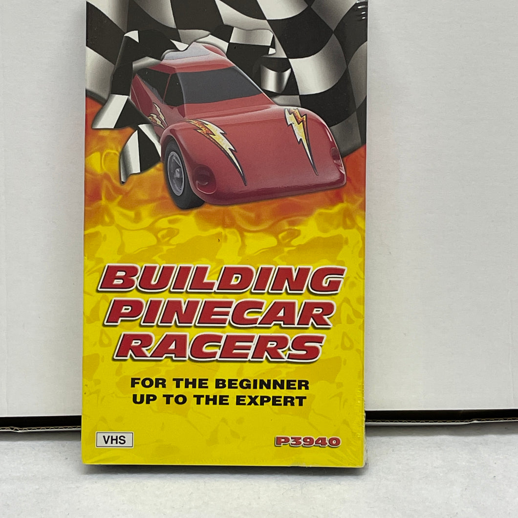Building Pinecar Racers VHS P3940 Unopened Beginner