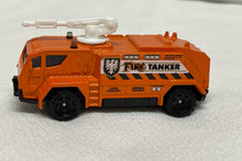 Load image into Gallery viewer, Matchbox 2003 Orange Airport Fire Tanker Truck Thailand by Mattel
