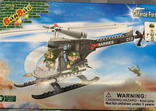Load image into Gallery viewer, BanBao Defence Force M2 Helicopter Toy Building Set, 90-Piece #8243
