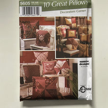 Load image into Gallery viewer, Simplicity 2003 Home Decorating 5605 Sewing Patterns Pillows
