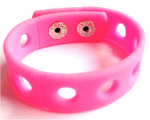 Load image into Gallery viewer, Pink Wristbands for Shoe Charms Adjustable Bracelets -  7&quot; or 8&quot; (Set of 2)
