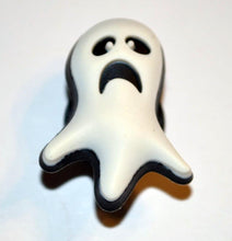 Load image into Gallery viewer, 2006-07 White Halloween Spooky Ghost Oh NO Sad Face Jibbitz™ Shoe Charms
