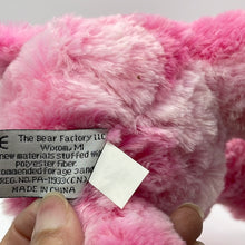Load image into Gallery viewer, The Bear Factory 2001 Pink Teddy Bear with Angel t-shirt Plush Stuffed Animal (pre-owned)