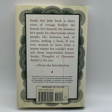 Load image into Gallery viewer, Thoughts Of Chairman Buffett: Thirty Years Of Unconventional Wisdom (Pre-owned)