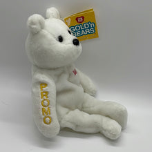 Load image into Gallery viewer, Gold'N Bear 23 Karat 1999 Retired Michael Jordan #23 Promo Bear (pre-owned)