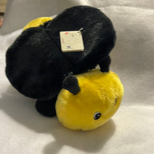 Load image into Gallery viewer, Unipak Designs 2013 Yellow & Black 12" Bumble Bee Buzz Plush (Pre-owned)