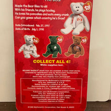 Load image into Gallery viewer, McDonald's 1999 Ty Teenie Beanie International Maple (Canada)