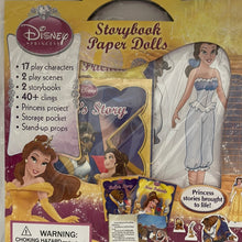 Load image into Gallery viewer, Disney Princess My First Belle Paper Doll Storybook Cling Stickers