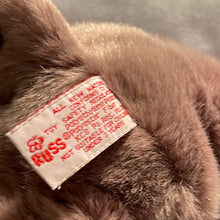 Load image into Gallery viewer, Russ Berrie Bear Hugs 16" Large Bean Mauve Teddy Bear Plush #7985 (Pre-Owned)