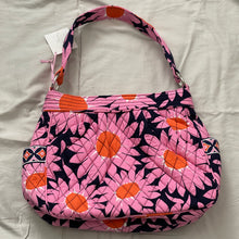 Load image into Gallery viewer, Vera Bradley Reversible Loves Me Pink Floral Shoulder Strap Purse Retired