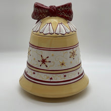 Load image into Gallery viewer, Villeroy & Boch Toy's Fantasy Christmas 7.5" Beige Bell with Lid #5712