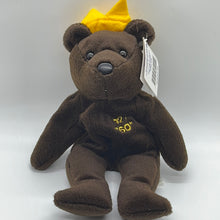 Load image into Gallery viewer, Salvino 1998 MLB Beano's Bammers Babe Ruth #3 Chocolate Teddy Bear (Pre-owned)