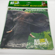 Load image into Gallery viewer, Animal Planet 8-Feet Birthday Banner Plastic