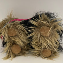 Load image into Gallery viewer, Battat Yorkie Brown & Black with Pink Collar Puppy Dog Plush (Pre-owned)
