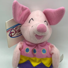 Load image into Gallery viewer, Disney Store Pink Piglet Dressed As Colorful Easter Egg Plush Toy 8"
