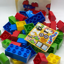 Load image into Gallery viewer, Colorful Interlocking blocks for building and Active Play Model 7104, 39 Pieces (Pre-owned)