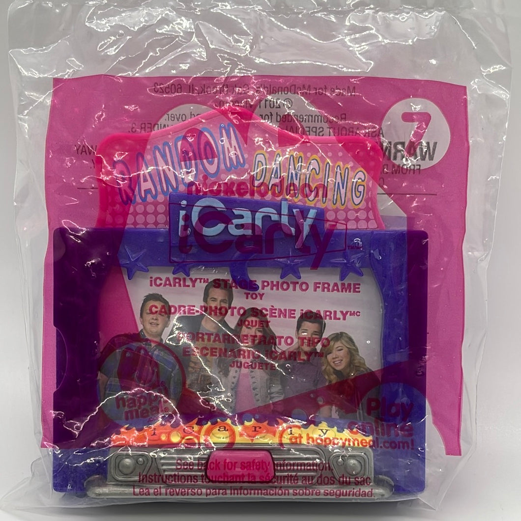 McDonald's 2011 iCarly Stage Photo Frame Toy #7