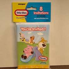 Load image into Gallery viewer, Little Tikes 8 Count You're Invited Party Invitations with Envelopes