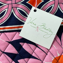 Load image into Gallery viewer, Vera Bradley Loves Me Pink Floral Print Tote Purse HandBag Quilted Retired