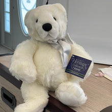 Load image into Gallery viewer, Vtg Ganz 1999 Heritage Collection White Christmas Christina Bear 12&quot; Plush (Pre-Owned)
