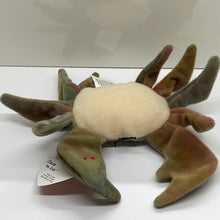Load image into Gallery viewer, McDonald's 1999 Ty Teenie Beanie Claude the Crab Toy #9 (error on Tag)