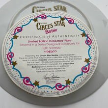 Load image into Gallery viewer, FAO Schwarz 1995 Circus Star Barbie Plate Limited Edition #150339 by Enesco