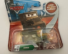 Load image into Gallery viewer, Disney Pixar Cars Sarge Look my Eyes Change Vehicle #30 1:55