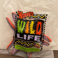 Load image into Gallery viewer, Wendy's Kids Meal Wild Life Octopus Plush Backpack Ring Toy