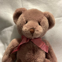 Load image into Gallery viewer, Russ Berrie Bear Hugs 16" Large Bean Mauve Teddy Bear Plush #7985 (Pre-Owned)