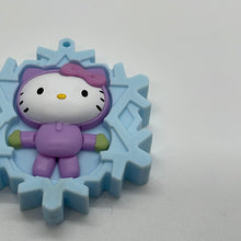 Load image into Gallery viewer, McDonald's 2011 Hello Kitty Snow Hello Kitty Snowflake Toy #8 & Stickers