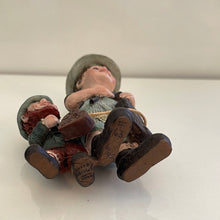 Load image into Gallery viewer, Sarah's Attic 1991 Hewitt and  Leprechaun Figurine St Patrick's Day #63 (Pre-owned)