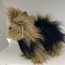 Load image into Gallery viewer, Battat Yorkie Brown & Black with Pink Collar Puppy Dog Plush (Pre-owned)