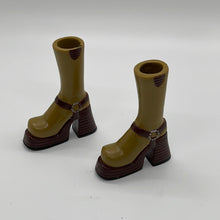 Load image into Gallery viewer, MGA Bratz Doll Meygan Express it Tan & Brown Platform Boot Brown Sole, Buckle High Tops (Pre-owned)