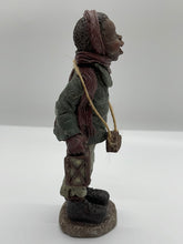 Load image into Gallery viewer, Sarah's Attic 1990 Bubba Holding Lantern African American Figurine Ltd. Ed. (Pre-owned)
